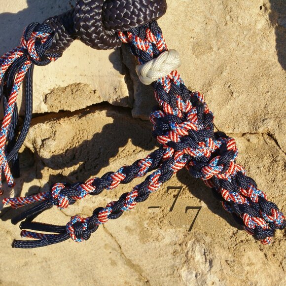 New 9' Double Braid Nylon Yacht Rope Sport Loop - Tie Style Paracord Bit Ends - Picture 5 of 6